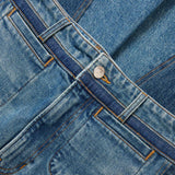 Veronica Beard - Crosbie Color - Block Slim Wide - Leg Jean