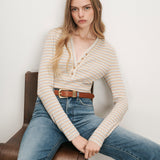 Veronica Beard - Faelan Striped Henley Shirt