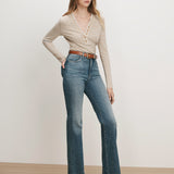 Veronica Beard - Faelan Striped Henley Shirt