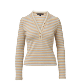 Veronica Beard - Faelan Striped Henley Shirt
