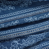 Veronica Beard - Taylor Bandana Wide - Leg Jean