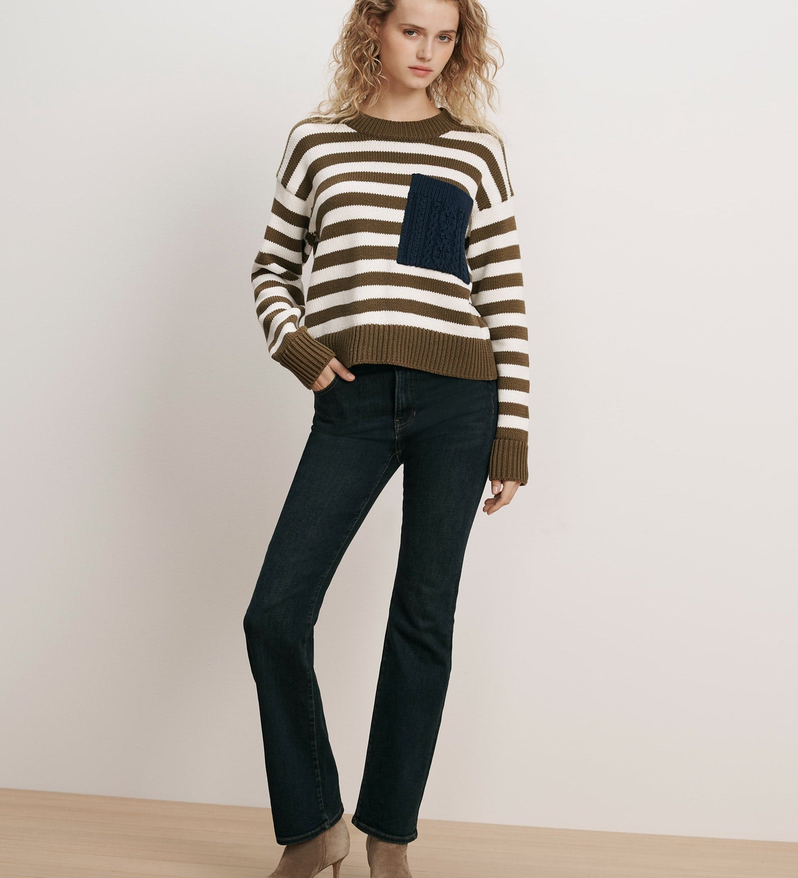Veronica Beard - Emile Striped Pullover