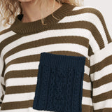 Veronica Beard - Emile Striped Pullover