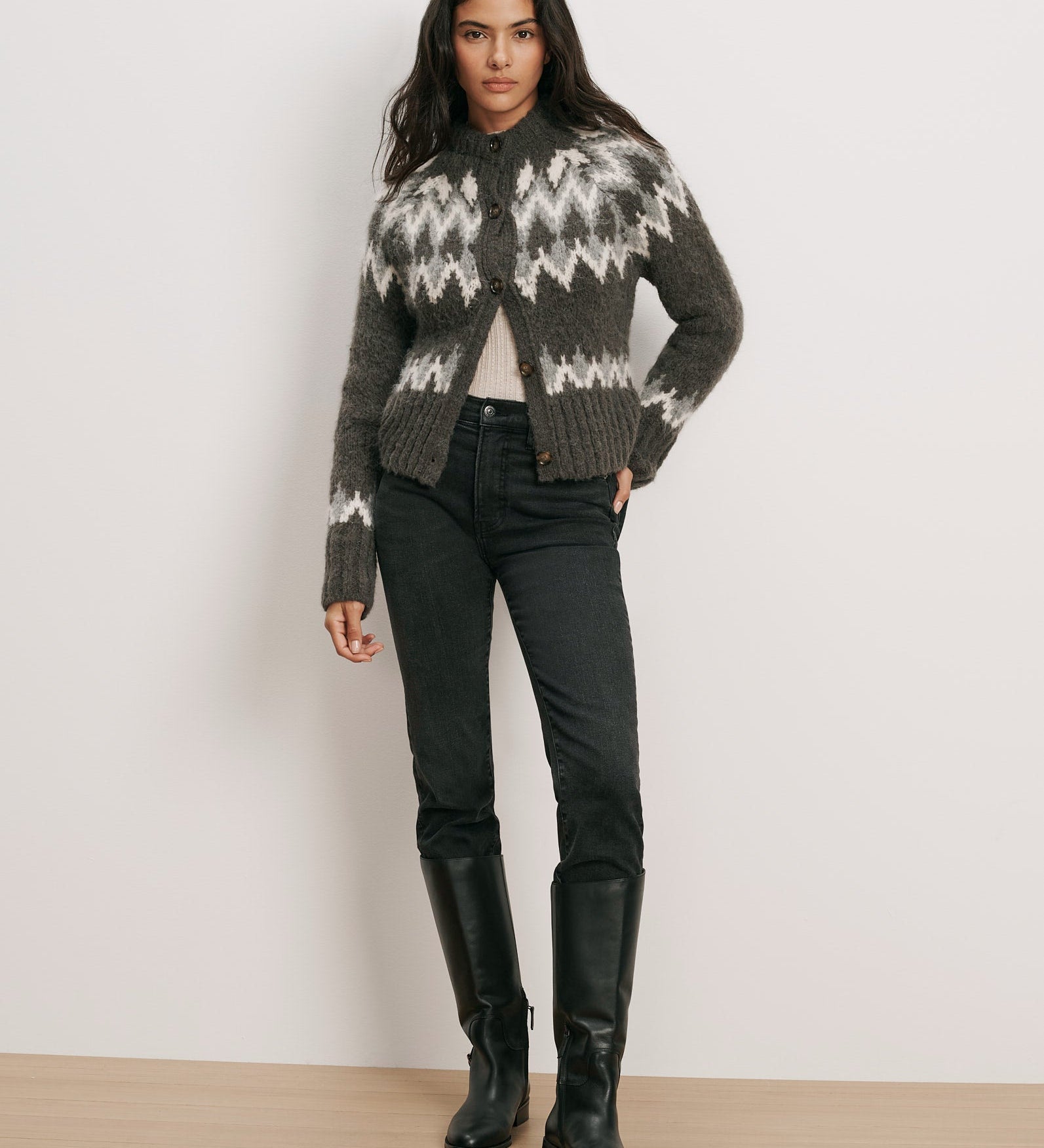 Veronica Beard - Christina Fair Isle Cardigan