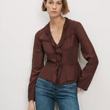 Veronica Beard - Loralynn Ruffled Blouse