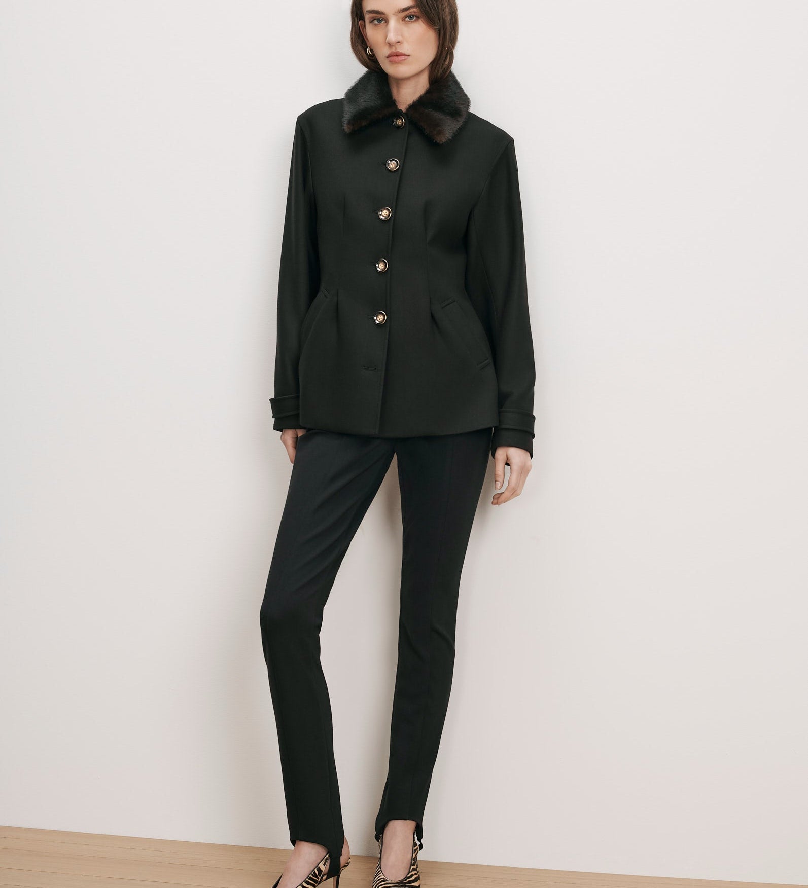 Veronica Beard - Severine Removable - Collar Tailored Dickey Jacket