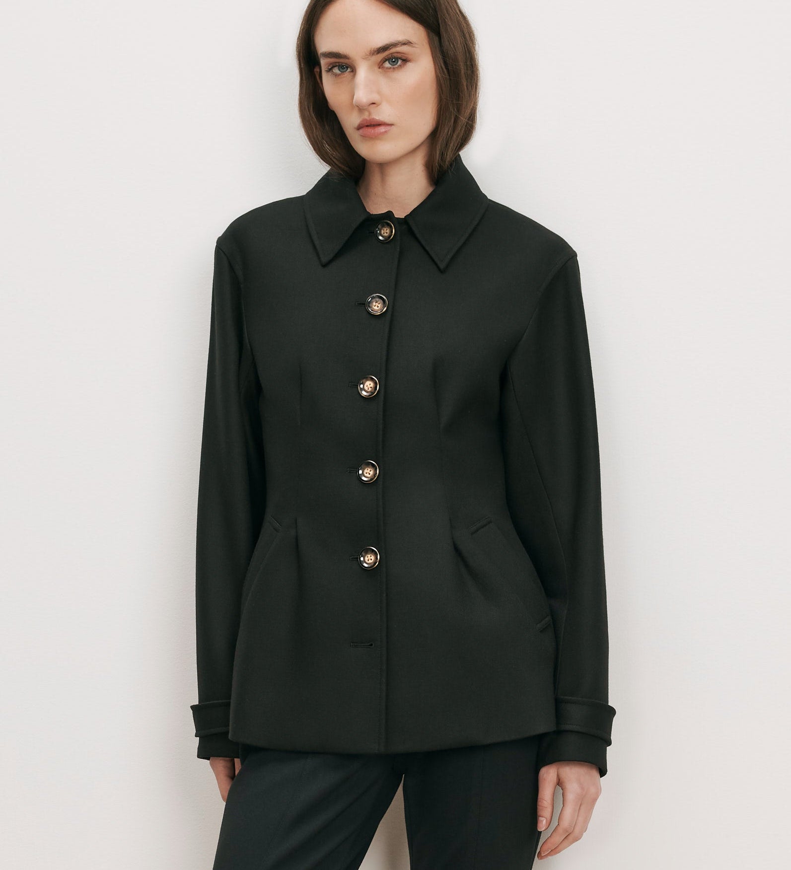 Veronica Beard - Severine Removable - Collar Tailored Dickey Jacket