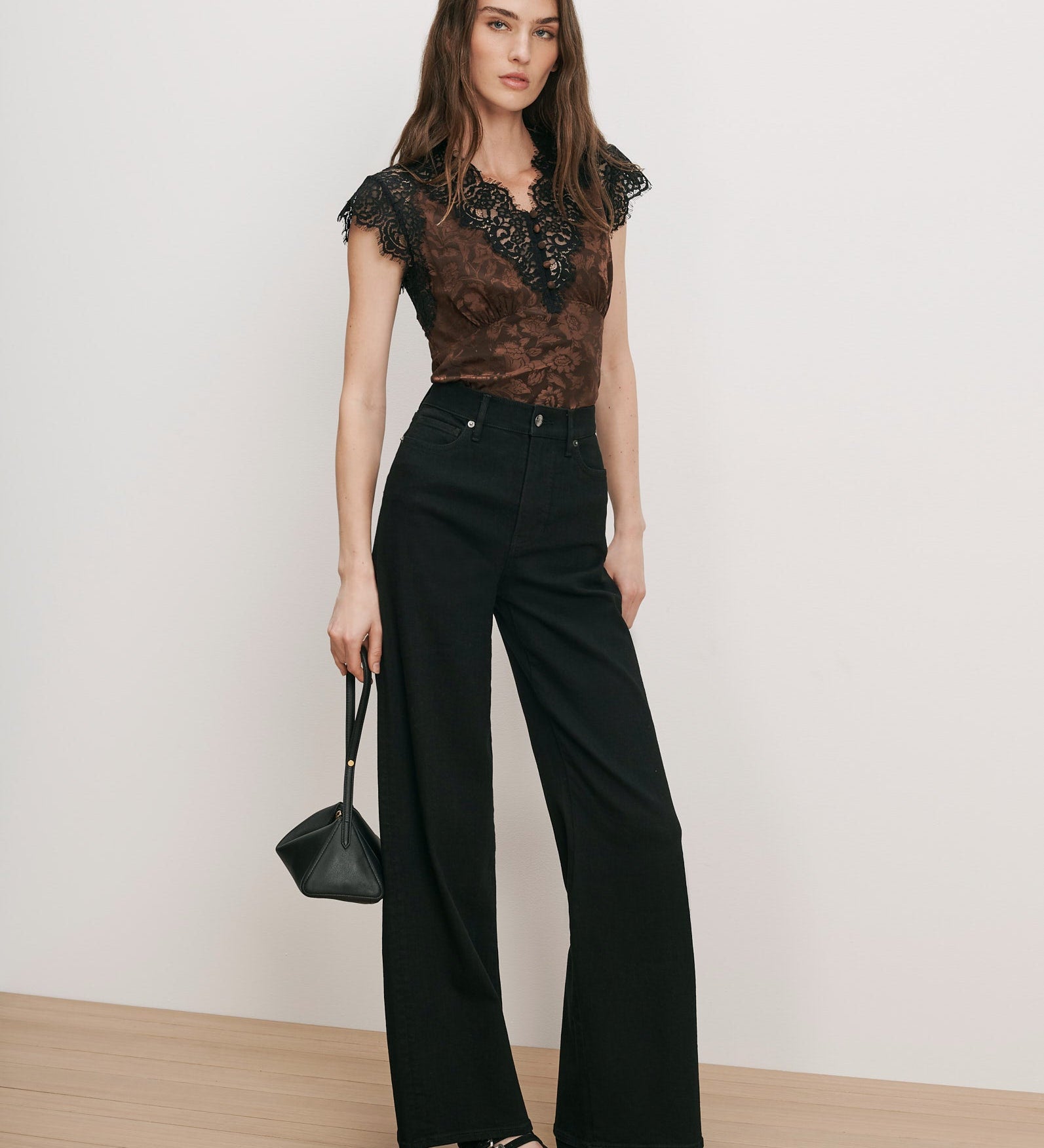 Veronica Beard - Pascaline Lace - Trimmed Top