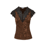 Veronica Beard - Pascaline Lace - Trimmed Top