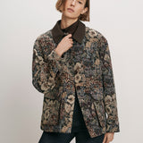 Veronica Beard - Blake Removable - Collar Brocade Coat