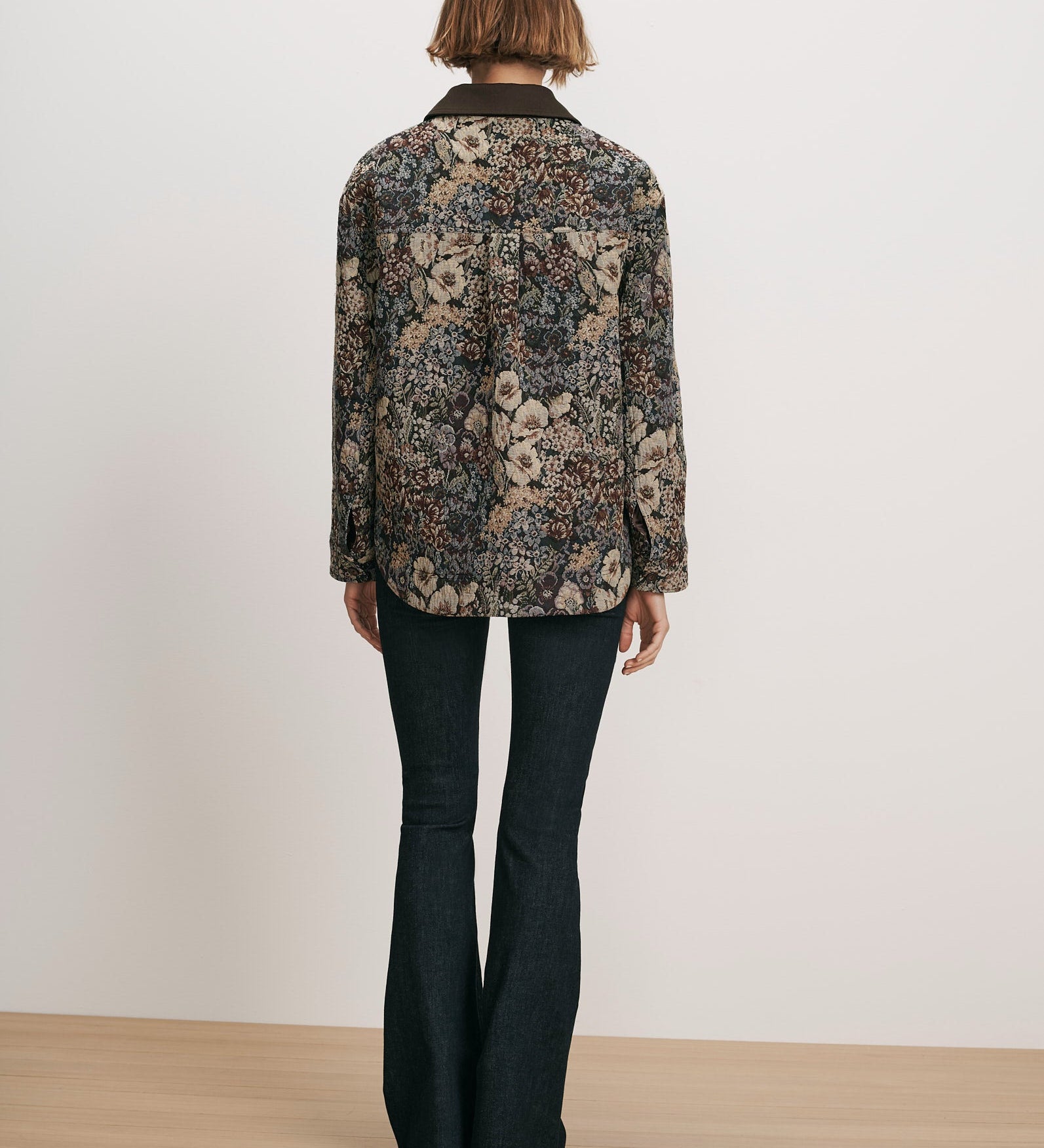 Veronica Beard - Blake Removable - Collar Brocade Coat