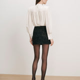 Veronica Beard - Brooks Mock - Neck Blouse