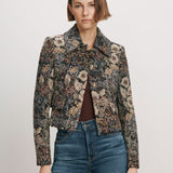 Veronica Beard - Wilde Removable - Collar Brocade Jacket