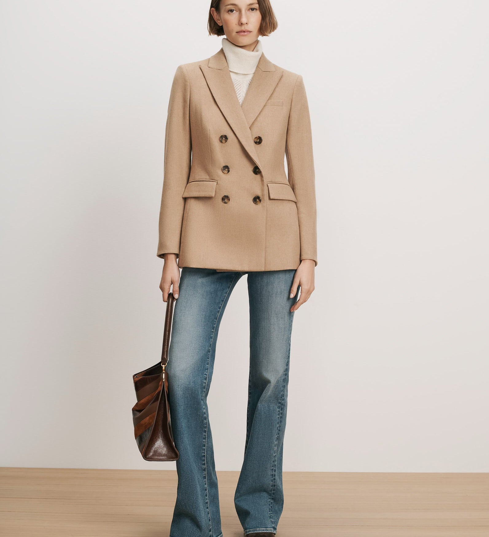 Veronica Beard - Ellette Camel Hair Dickey Jacket