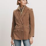 Veronica Beard - Oria Suede Dickey Jacket