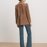 Veronica Beard - Oria Suede Dickey Jacket