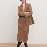 Veronica Beard - Oria Suede Dickey Jacket