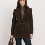 Veronica Beard - Maci Suede Dickey Jacket