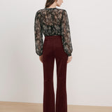 Veronica Beard - Gracie Velvet Flare Pant