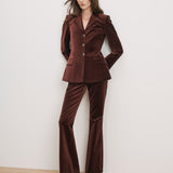 Veronica Beard - Gracie Velvet Flare Pant