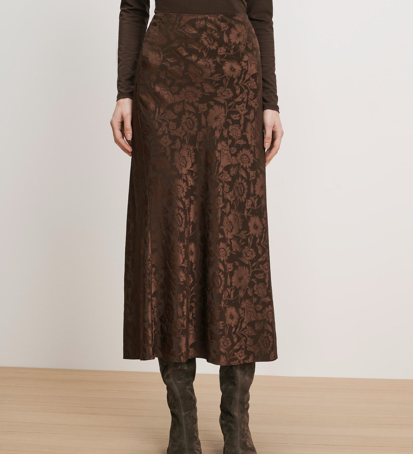 Veronica Beard - Clover Floral Midi Skirt