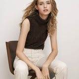 Veronica Beard - Mazzy Brushed Cashmere Sleeveless Sweater