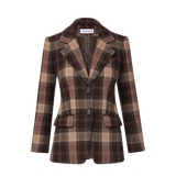 Veronica Beard - Cloverfield Plaid Dickey Jacket