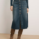 Veronica Beard - Hathaway Denim Maxi Skirt