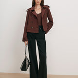 Veronica Beard - Conneley Cropped Trench Coat
