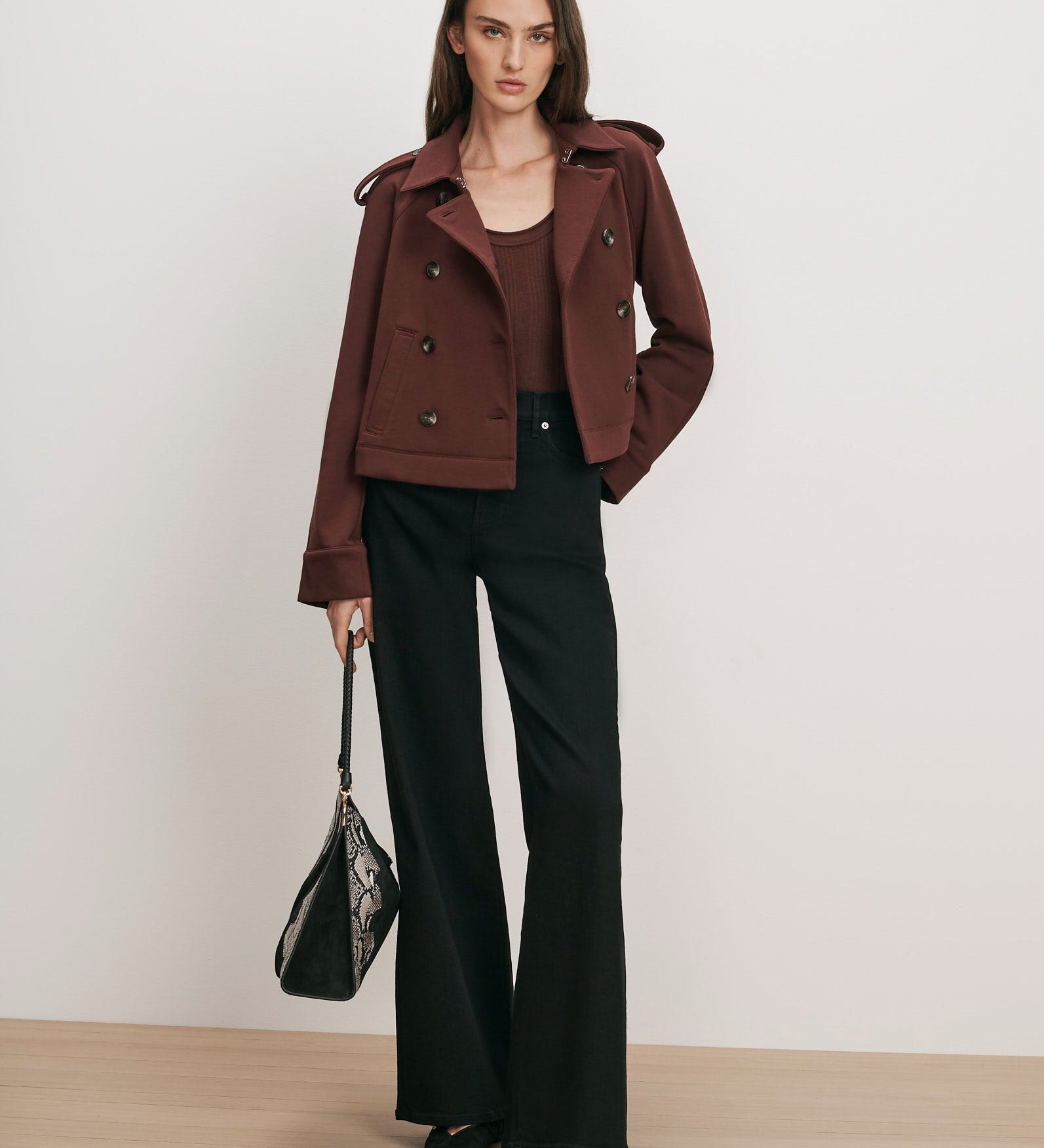 Veronica Beard - Conneley Cropped Trench Coat