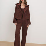 Veronica Beard - Conneley Cropped Trench Coat
