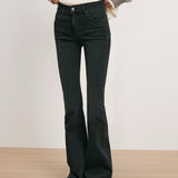 Veronica Beard - Beverly Mid - Rise Skinny - Flare Jean