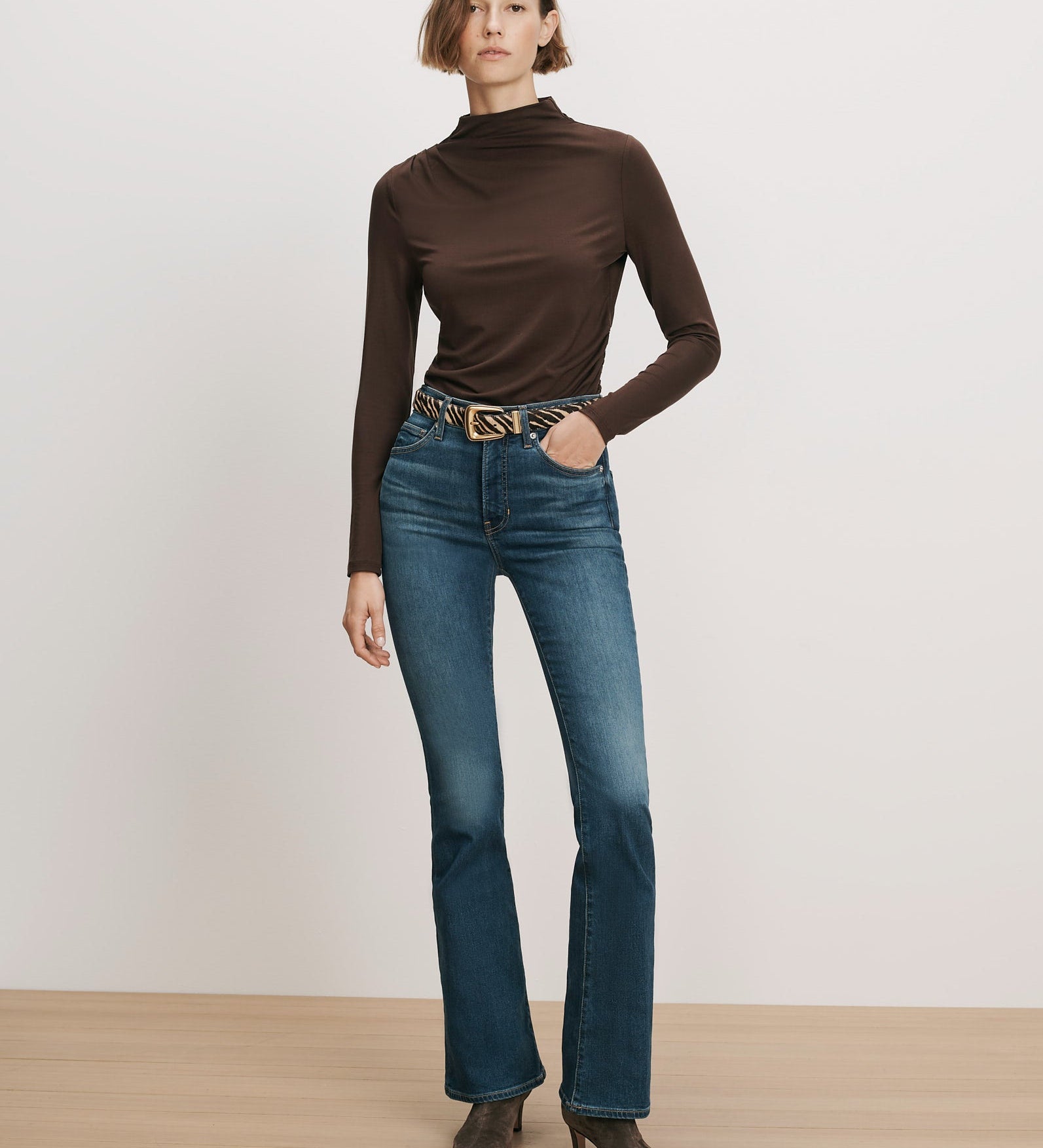 Veronica Beard - Mylie Mock - Neck Top