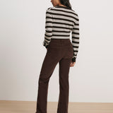 Veronica Beard - Crosbie Corduroy Slim Wide - Leg Pant