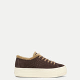 Veronica Beard - Truett Shearling Platform Sneaker