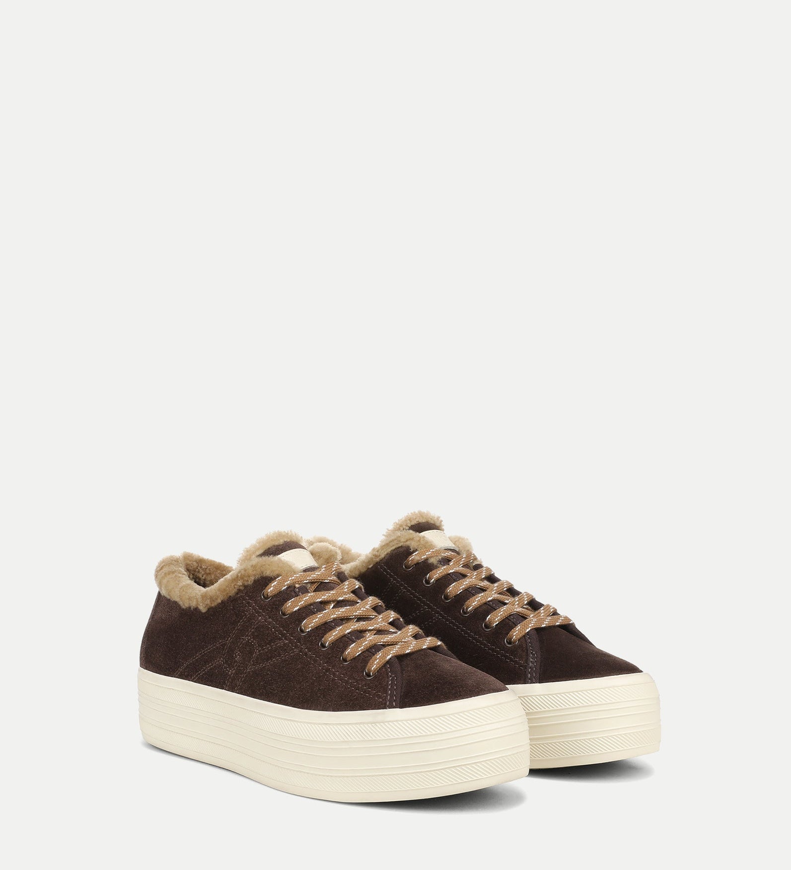 Veronica Beard - Truett Shearling Platform Sneaker
