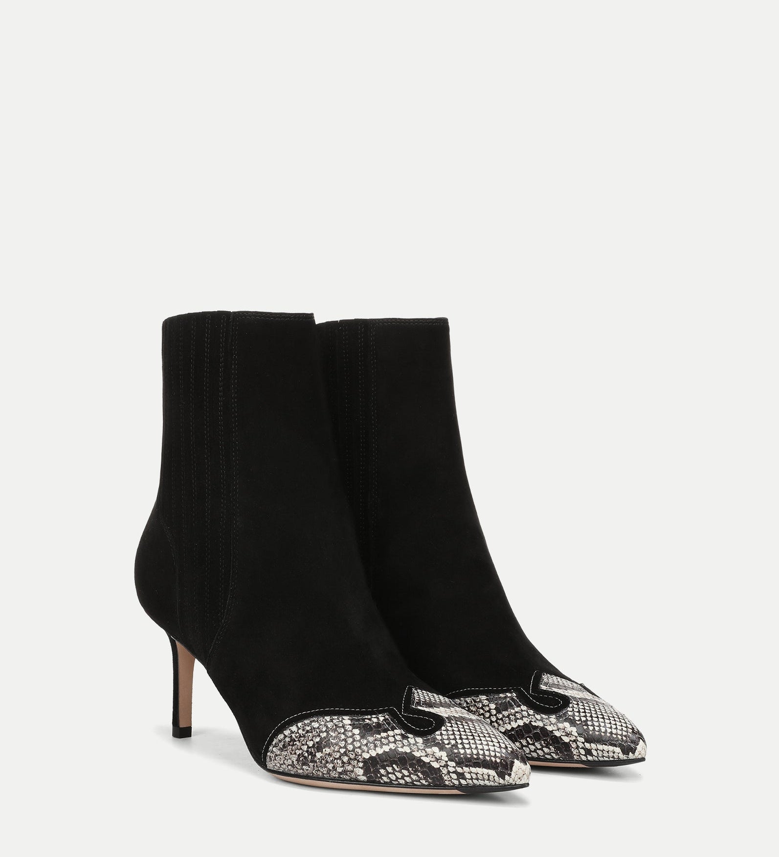 Veronica Beard - Lisa Western Mid - Heel Ankle - Boot