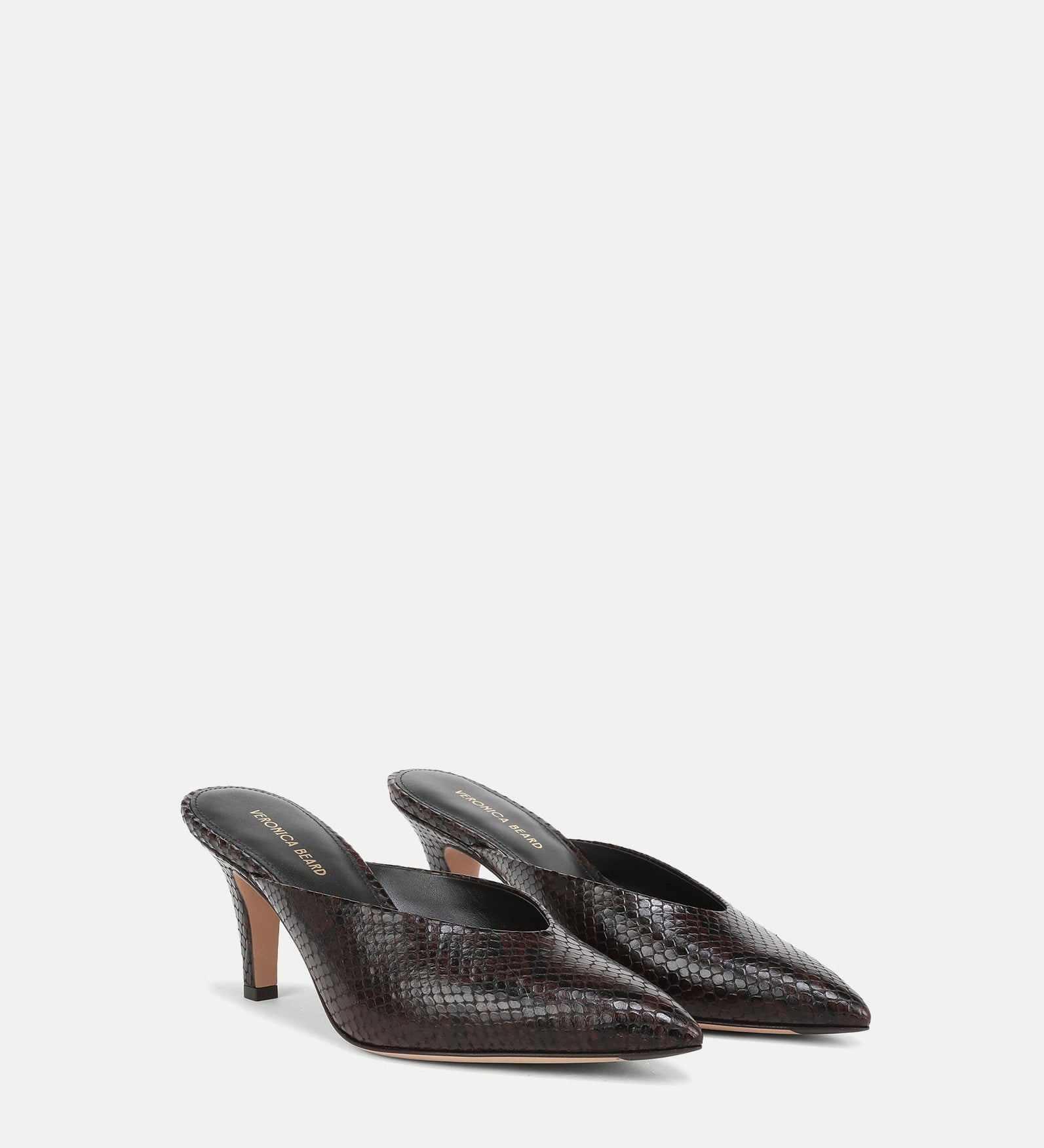 Veronica Beard - Rochelle Snake - Embossed Mule
