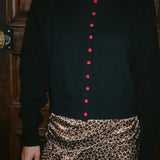Ciao Lucia - Laine Cotton Cardigan Black