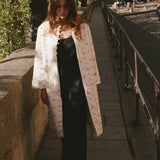 Ciao Lucia - Lumi Satin Bouquet Coat