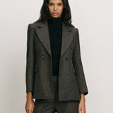 Veronica Beard - Tilbury Herringbone Dickey Jacket