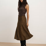 Veronica Beard - Esmeray Metallic Midi Skirt