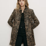 Veronica Beard - Shelley Calf Hair Dickey Coat