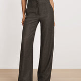 Veronica Beard - Giovanna Herringbone Wide - Leg Pant
