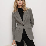 Veronica Beard - Livvy Embellished Houndstooth Dickey Jacket