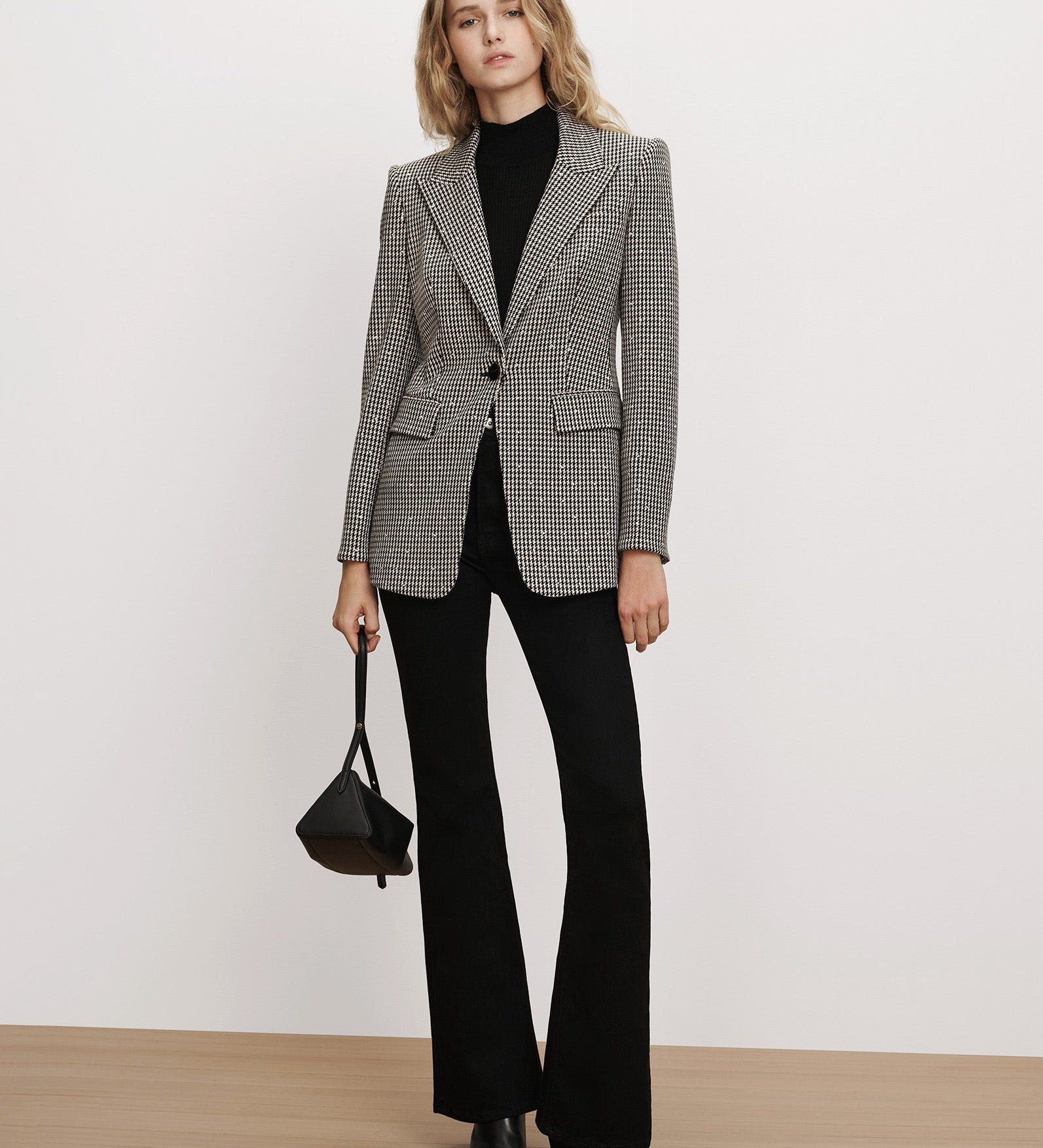 Veronica Beard - Livvy Embellished Houndstooth Dickey Jacket