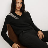 Veronica Beard - Saelith Embellished Pullover