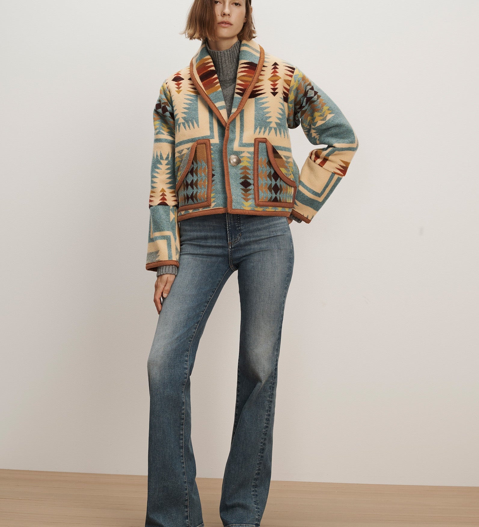 Veronica Beard - Short Wool Bolero Coat