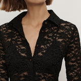 Veronica Beard - Wittaker Lace Button - Down Blouse