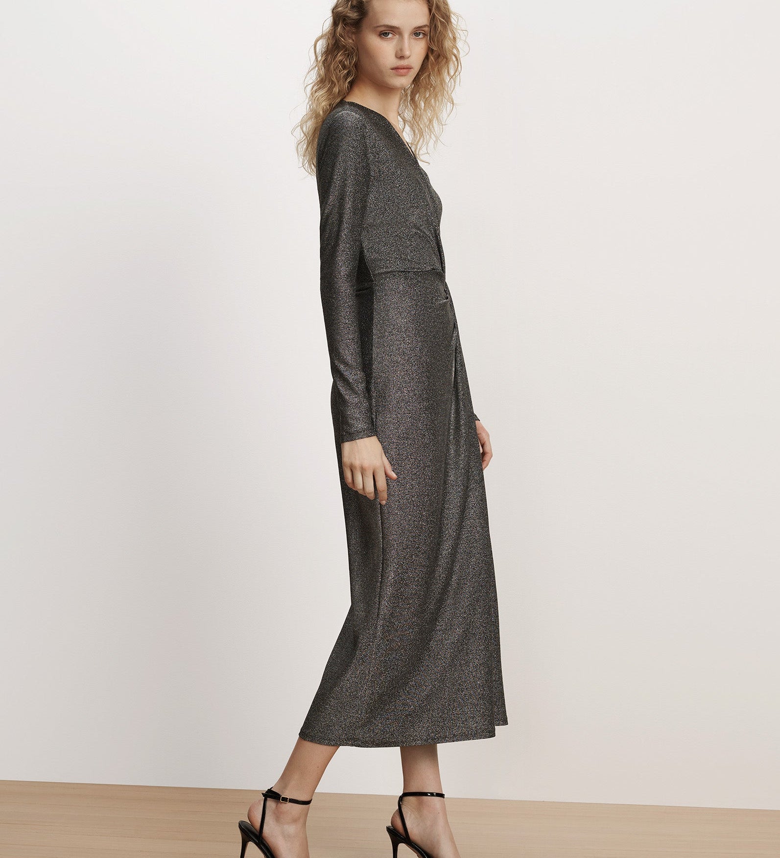 Veronica Beard - Neomie Metallic Midi Dress